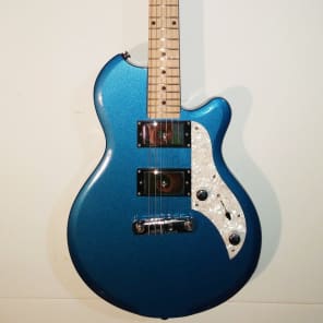 Supro USA Ozark NAMM Prototype OZ2 Electric Guitar 2014 Blue / Roadhouse USA Pickups / One of a Kind image 1