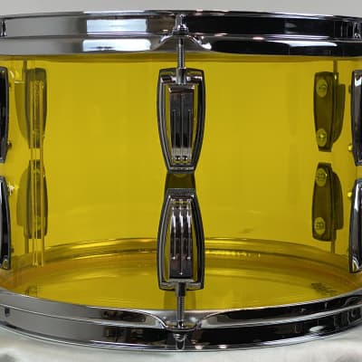 Ludwig 18/12/14/5x14" Vistalite Jazzette Drum Set - Yellow Vistalite w/ Exclusive 18" BD! image 15