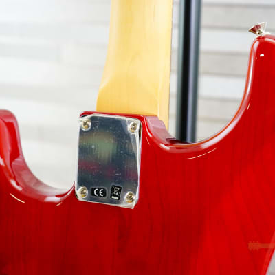 Fender Noventa Stratocaster Crimson Red Transparent image 6
