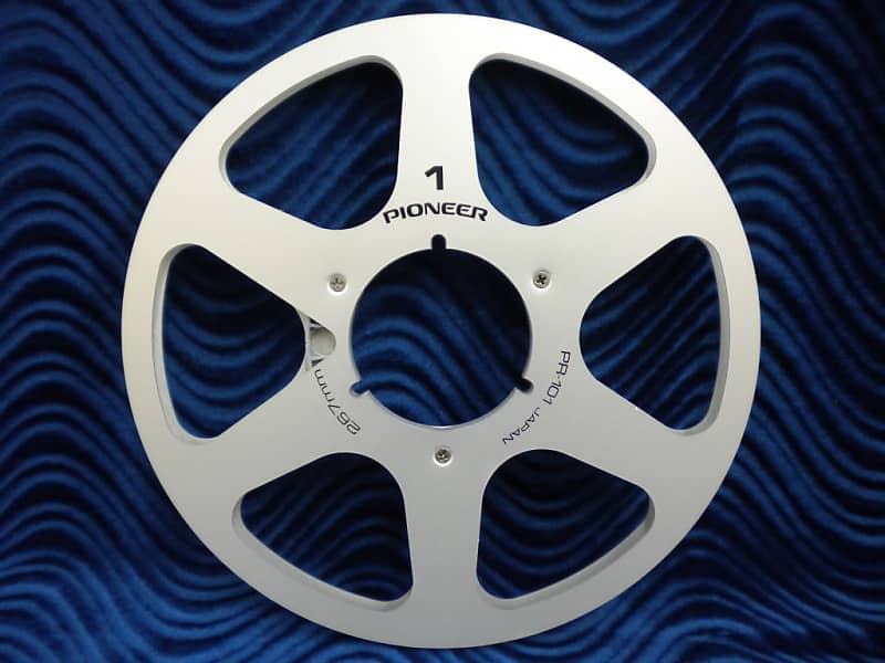 Pioneer PR-101 10.5 Anodized Aluminum metal take up reel for Reel-to-Reel  Tape Recorder for 1/4