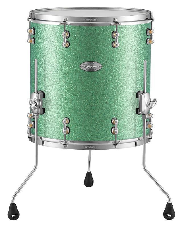 Pearl Music City Custom Reference Pure 18"x16" Floor Tom TURQUOISE GLASS RFP1816F/C413 image 1