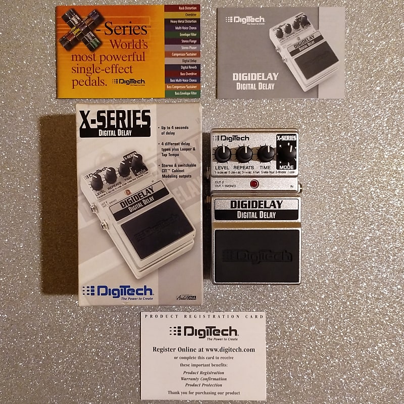 DigiTech XDD DigiDelay w/box, manual & catalog | Reverb Canada
