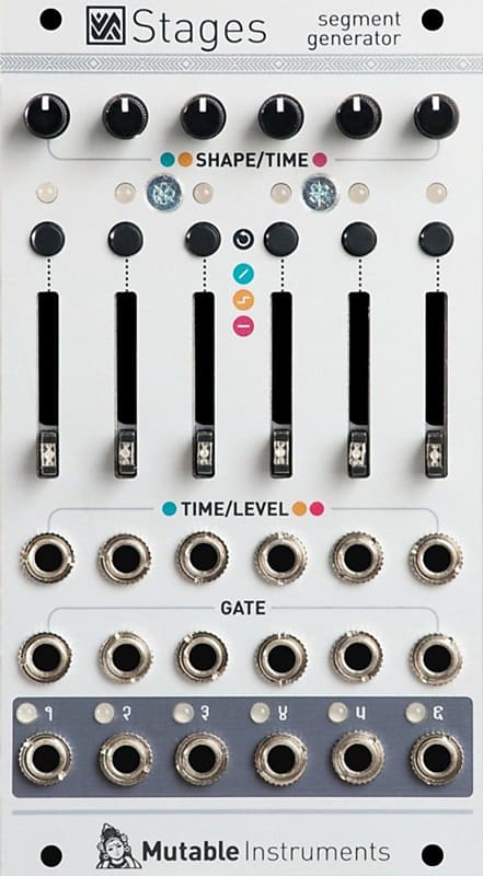 Mutable Instruments Stages ASR envelope, complex 6-stage envelope, LFO, 4-step sequence or switched LFO image 1