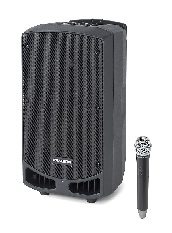 Samson Expedition XP310W-K 10" Portable PA Rechargeable Speaker w/Bluetooth+Mic image 1