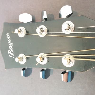 Bayou Canada BA20SCE-BK Acoustic E Guitar + Soft Case image 9