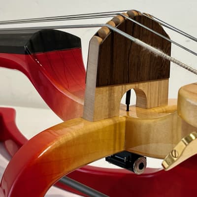 2006 Violectra Phoenix 5 String Cello with Accord Carbon Fibre Hard Case image 17