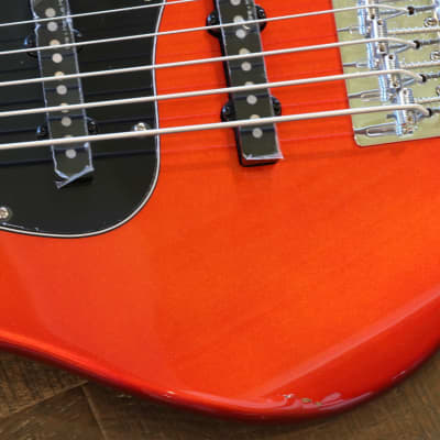 Sire Marcus Miller V7 Vintage Alder 5-String Bass Bright Metallic Red + Fender Case image 8