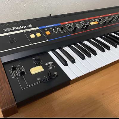 Roland Juno-6 61-Key Polyphonic Synthesizer 1982 - 1984 - Black image 6