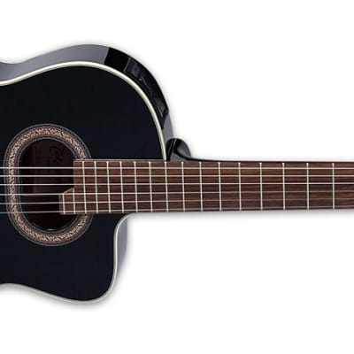 Takamine GC6CE-BLK G-Series Classical Acoustic Guitar, Black for sale