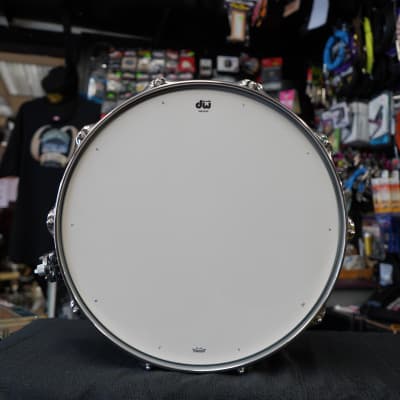 DW USA Collectors Series 5x14" Maple Snare Drum - Ebony Satin Oil Finish (2025) image 10