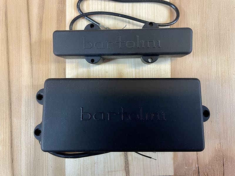 Bartolini 5 string MM/J bass pickup set for Lakland DL52CBJD3 / 59CBJD-LN3 - Black image 1