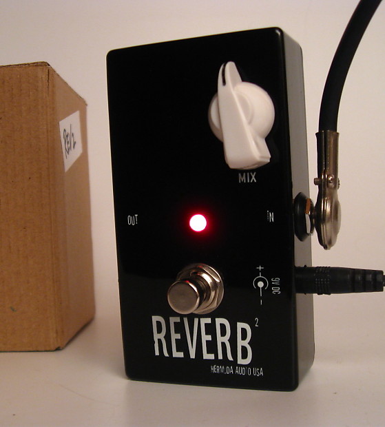 Hermida Audio Reverb 2 Rare Guitar Pedal Free Ship | Reverb