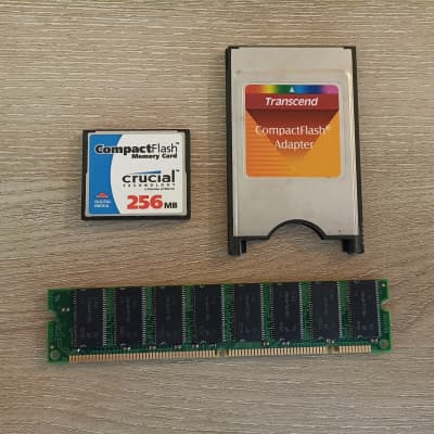 Roland Juno-G Fantom G6 G7 G8 X6 X7 X8 XR 512mb Keyboard Ram + PC Card + CF Card