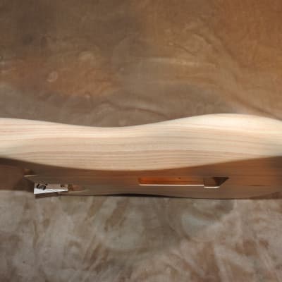 Unfinished Allparts SBAO 1 Piece Swamp Ash Stratocaster Body 4 Pounds 6.5 Ounces! image 12