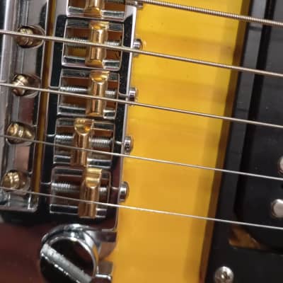 Erlewine Chiquita Travel guitar 90's - yellow *Neck repair* image 15