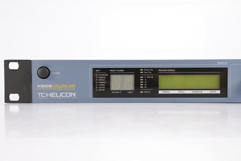 TC Helicon Voice Doubler Automatic Double Tracker Vocal | Reverb
