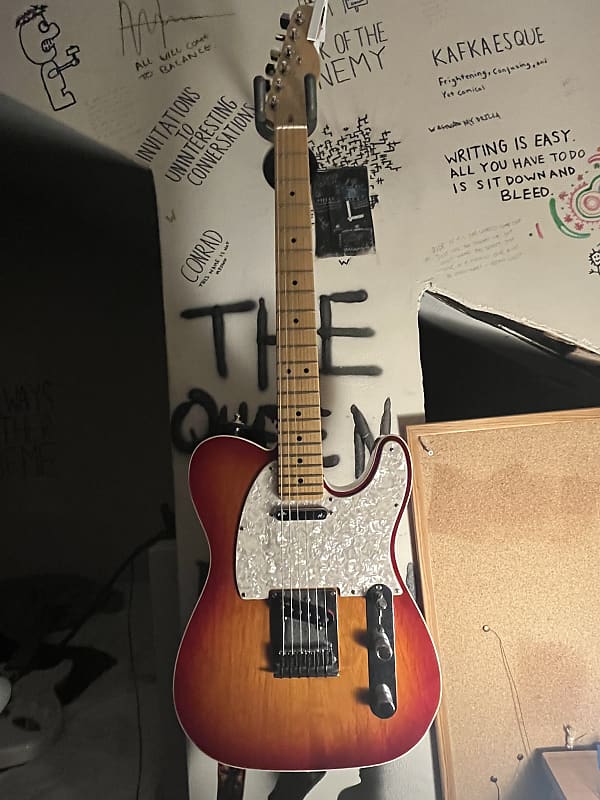 Fender American Deluxe Telecaster 2014 Cherry Aged Sunburst image 1