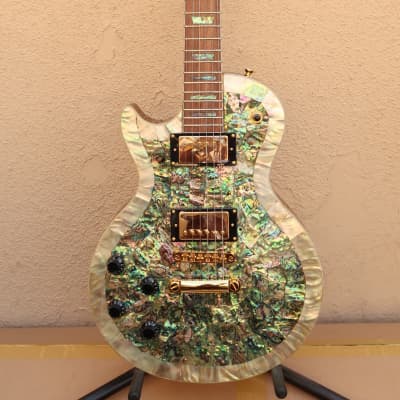 Wolf WLP 750T Special Edition *Left Handed Electric Guitar - Abalone w/Gator Hard Case image 2