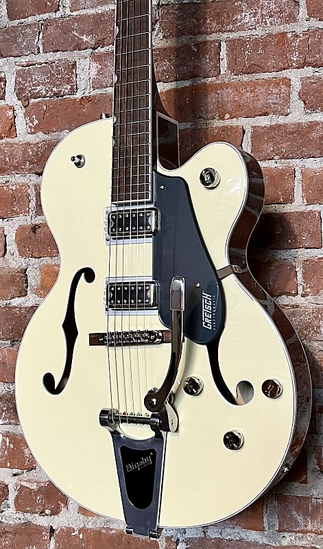 Gretsch G5420T Electromatic Classic Hollowbody Single-cut Electric Guitar with Bigsby - Two-tone Vintage White/London Grey image 1
