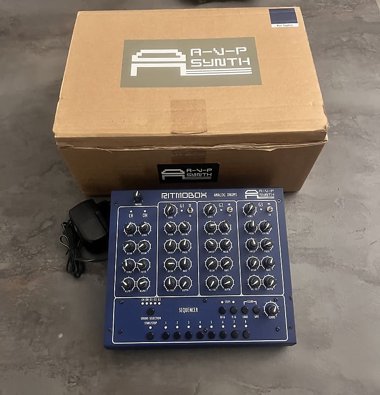 AVP Synth Ritmobox Analog Drums 2020 - Blu | Reverb