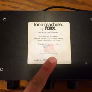 Foxx Tone Machine RI Purple Octave Fuzz in Box w/ Papers collectible! image 3