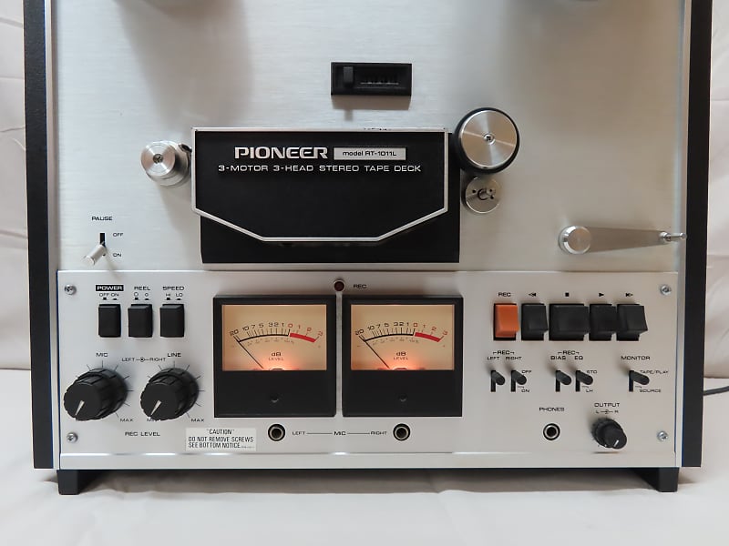 Vintage Pioneer RT-1011L Reel To Reel - 3 Motor 3 Head Tape Deck
