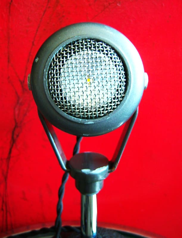 Vintage 1950's Turner 99 model dynamic microphone mod LED
