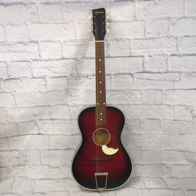 Egmond Red Short Scale Acoustic Guitar image 1