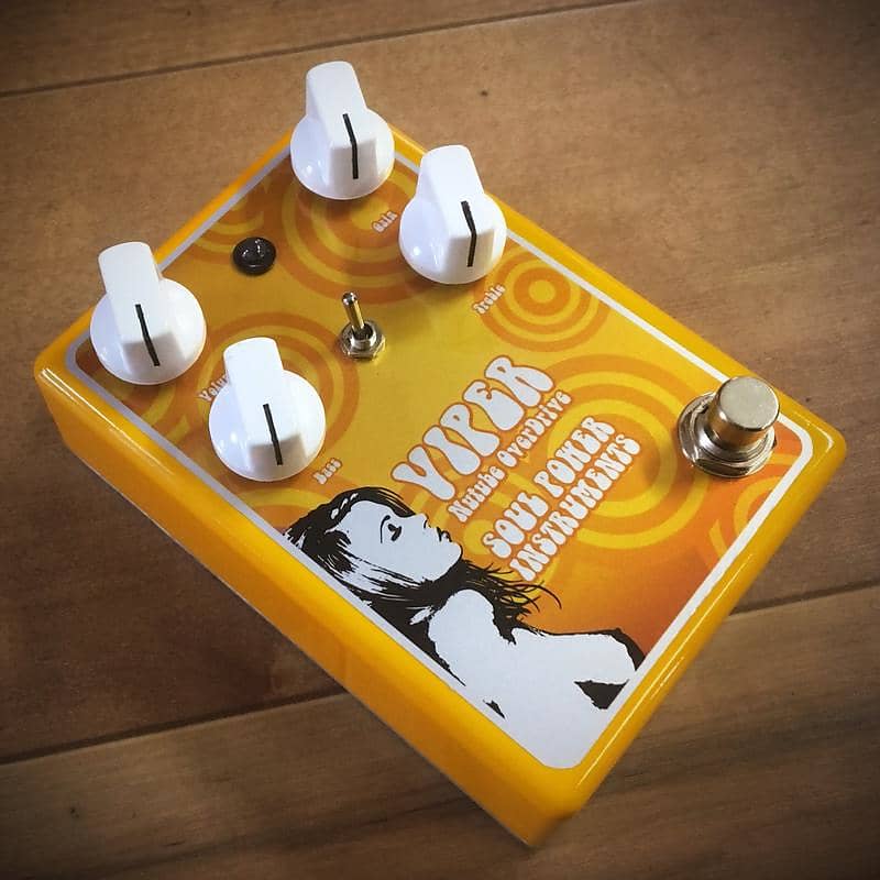 Soul Power Instruments VIPER Nutube Overdrive (Nutube inside, TS style,  Hand-Made in Japan)