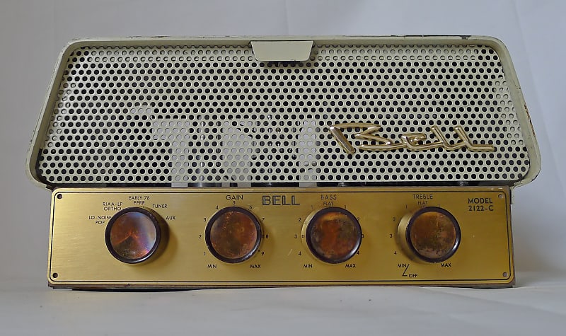 1950s Bell Sound Labs Mono Tube Audio Amplifier Amp outlet Model 2122 C