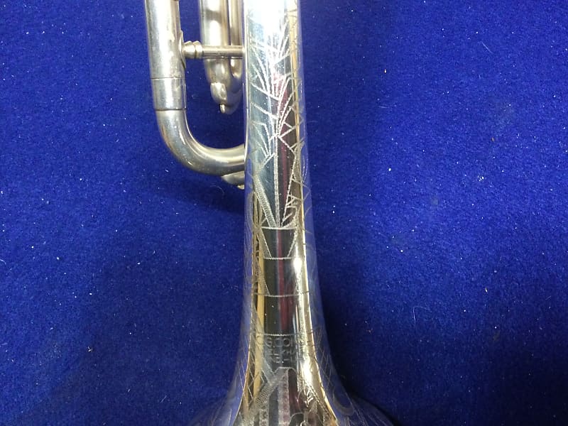 C G Conn 40b Connqueror Vocabell Trumpet 1937 Silver