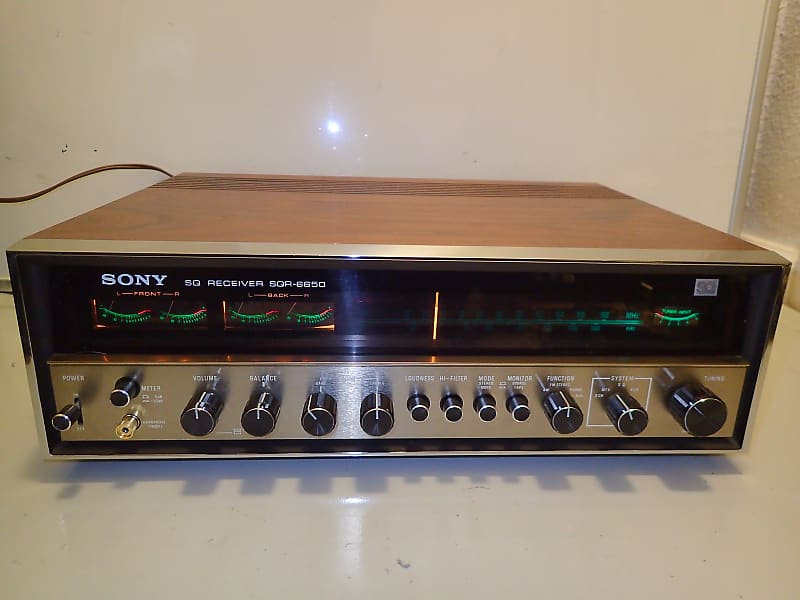 【希少】SONY オーディオアンプ SQR-6650 70年代 ヴィンテージ 希少】SONY オーディオアンプ SQR-6650 70年代 ヴィンテージ