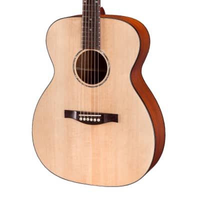 Eastman PCH1-OM Solid Top Orchestra Model Acoustic Guitar Natural image 1