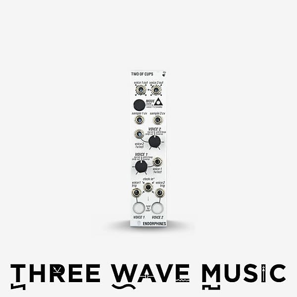 Endorphin.Es Two of Cups Silver 3U Module  [Three Wave Music] image 1