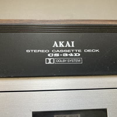 Akai Tape cassette 1970s Wood image 2