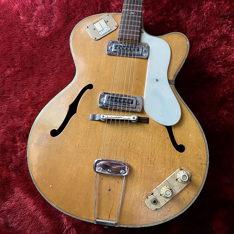 c.1960s Teisco EP-15 MIJ Vintage Hollow Body Guitars | Reverb