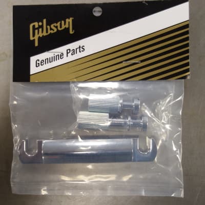 Gibson PTTP-010 Stop Bar Tailpiece (Chrome) for sale