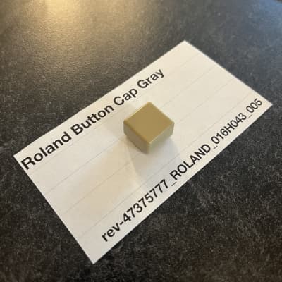 ORIGINAL Roland Gray Button Cap (016H043) for Juno-60, JSQ-60, MSQ-100, EP-6060, EP-11, etc