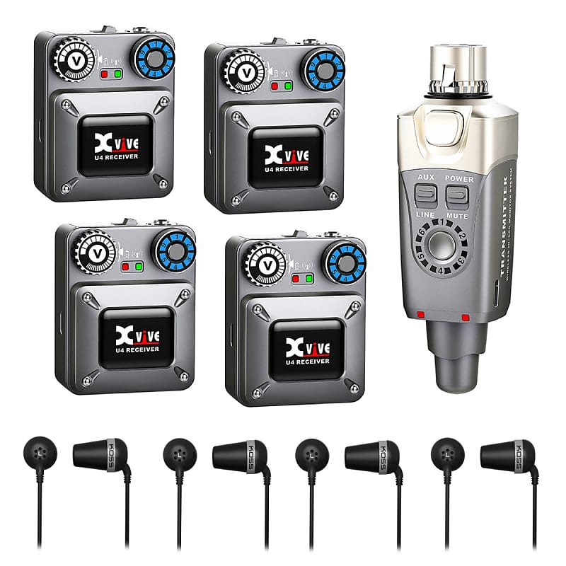 XVive U4 In-Ear Monitor Wireless System STAGE RIG Reverb
