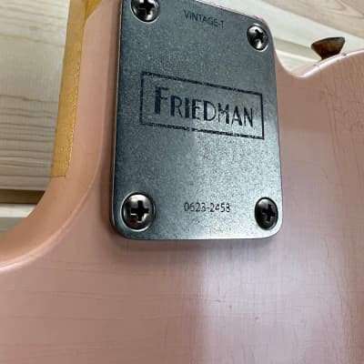 Friedman Vintage T Shell Pink P90 and Hum Heavy Age NEW #2458 image 3