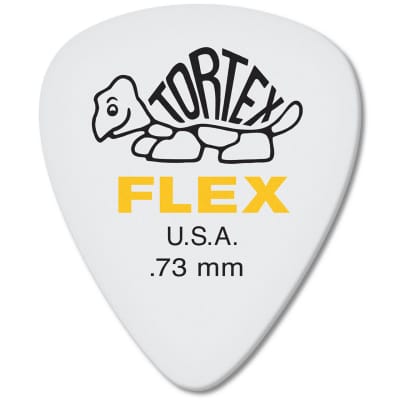 Dunlop 428P.73 Tortex Flex Standard Guitar Picks, .73mm image 1