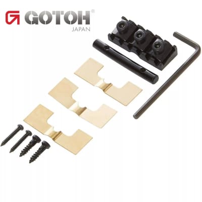 NEW Gotoh FGR-2 Locking Nut - TOP MOUNT type - 1-5/8"(R2) 41mm width BLACK SATIN image 1