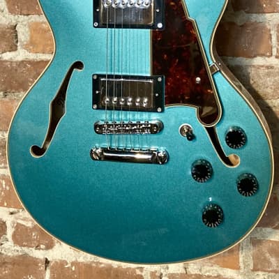 New D'Angelico Premier Mini DC Ocean Turquoise, With Extras, Support Small Business and Buy Here! image 1