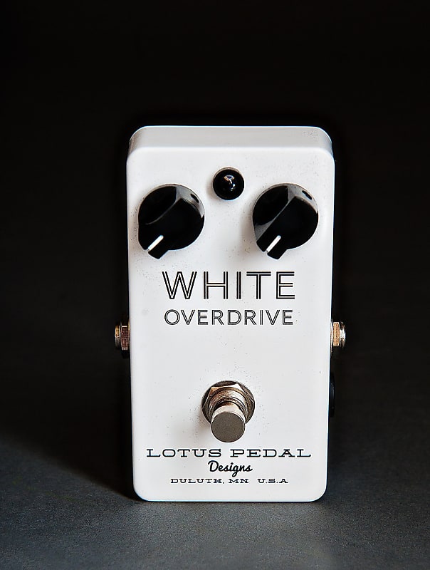 Lotus Pedals White Overdrive image 1