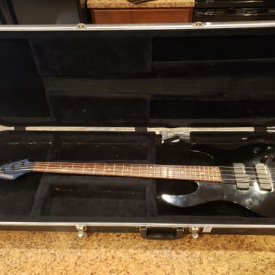 Kramer Baretta 422s 90s - Black 4 String Bass Guitar Dual Rail Pickups for sale