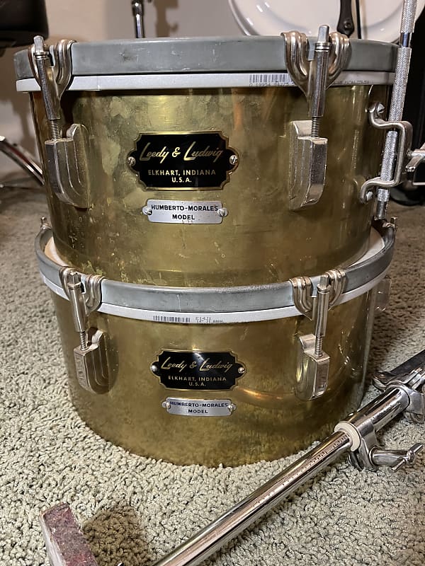 Leedy & Ludwig Humberto Morales timbales Brass Reverb