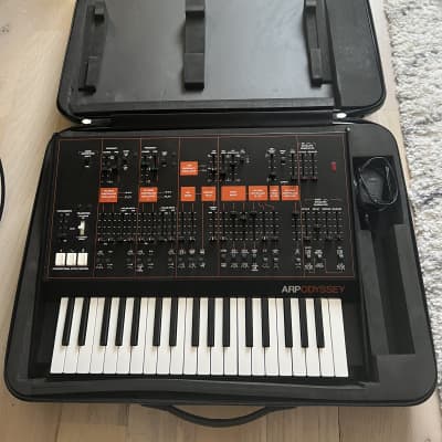 Korg ARP Odyssey Rev3 37-Slim Key Duophonic Analog Synthesizer 2015 - Present - Black/Orange