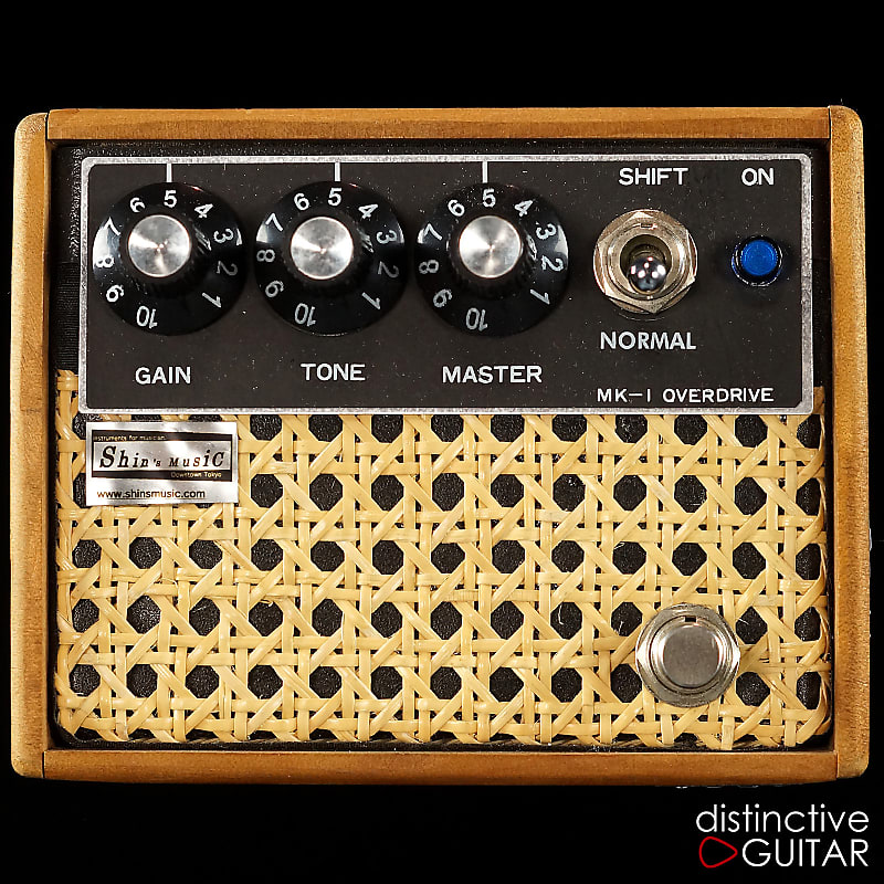 Shin's Music MK1 Overdrive Custom Wood / Wicker Casing