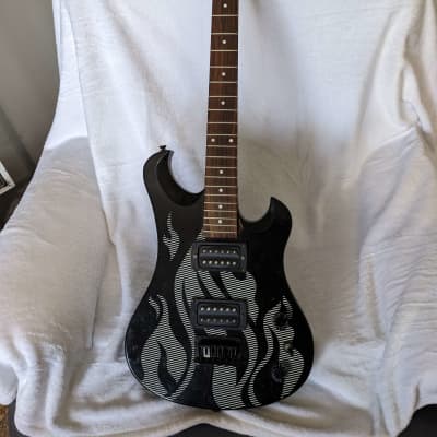 激レア‼️ファーストアクト FIRSTACT  ME1980 First Act ME1980 Electric Guitar Black With Flames
