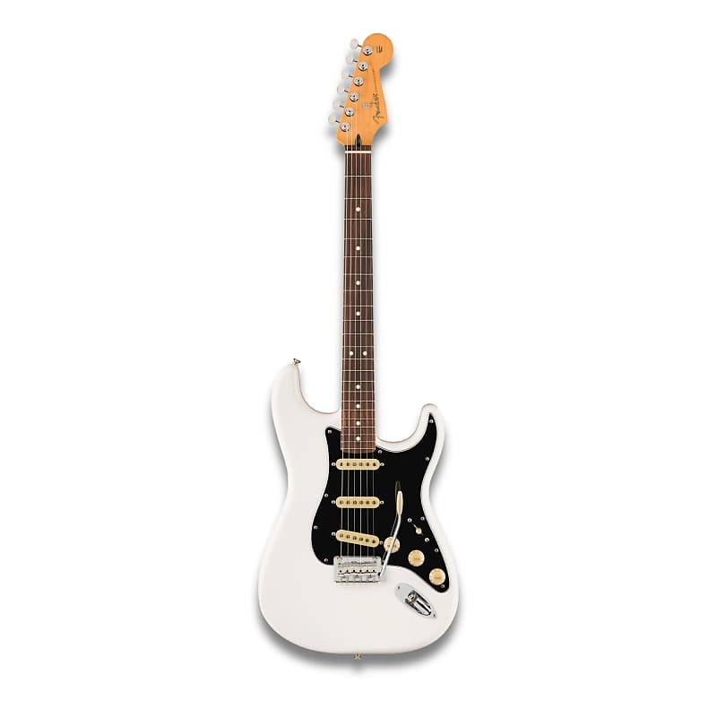 Fender Player II Stratocaster 6-String Right-Handed Electric Guitar with Alder Body and Maple Fingerboard (Polar White) image 1